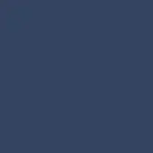 Deep blue polypropylene color swatch, “blu intenso,” displays a saturated, matte finish with uniform tone for material selection.